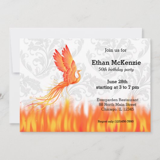 Fantasy-Freund Einladung (Vorderseite)