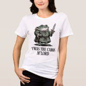 Fantasy Frog design for humor – Blame the Carbs Tri-Blend Shirt (Vorderseite)