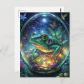 Fantasy Frog Terrainium Postkarte (Vorne/Hinten)