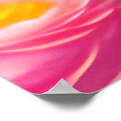 Fantasy Fuchsia Fairy Blume & Butterfliegen Poster (Ecke)