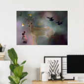 Fantasy für Kleintiere Poster (Heimbüro)