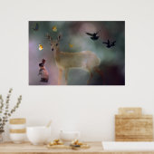 Fantasy für Kleintiere Poster (Küche)