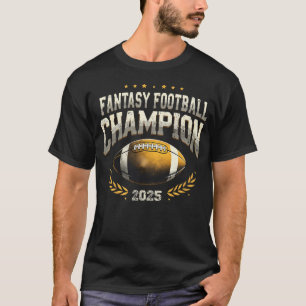 Fantasy-Fußball-Champion 2025-Trophäe T-Shirt