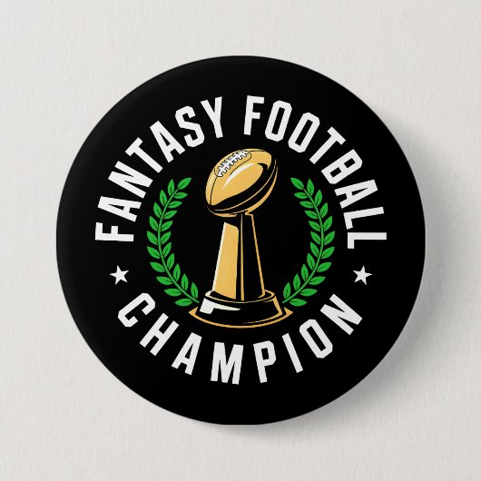 Fantasy-Fußball-Meister Button (Vorderseite)