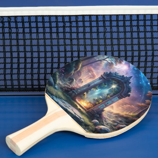 Fantasy Galaxy Portal - Mystische Tür Tischtennis Schläger (InSitu)