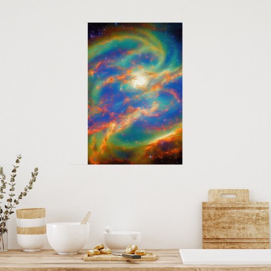 Fantasy Galaxy Poster (Küche)
