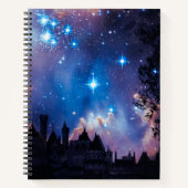 Fantasy Galaxy Spirale Notebook Notizblock (Vorderseite)
