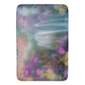 Fantasy Garden mit Blume und ruhigen Wasserfällen Badematte (Vorderseite Vertikal)