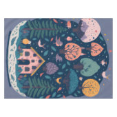 Fantasy-Garn Waldvögel und Bäume Tischdecke (Vorderseite (Horizontal))