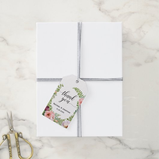 Fantasy-Gastgeschenk Hochzeit Vielen Dank Geschenkanhänger (Mit Garn)