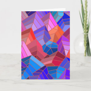 Fantasy-Gebirgsansicht aus der Luft Karte