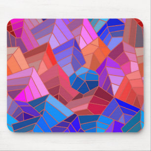 Fantasy-Gebirgsansicht aus der Luft Mousepad