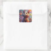 Fantasy Gemustert Fun Cat Stickers (Tasche)