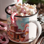 Fantasy Gingerbrett House mit Candies 1 Tasse