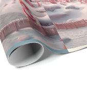 Fantasy Gingerbrett House mit Candies 4 Geschenkpapier (Rolleneckpunkt)