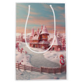 Fantasy Gingerbrett House mit Candies 4 Mittlere Geschenktüte (Vorderseite)