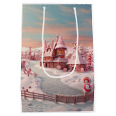 Fantasy Gingerbrett House mit Candies 4 Mittlere Geschenktüte (Rückseite)