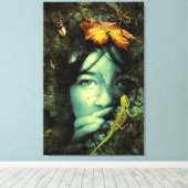 Fantasy Girl Leinwanddruck (Insitu (Holzboden))