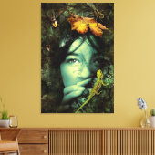 Fantasy Girl Leinwanddruck (Insitu (Wohnzimmer))