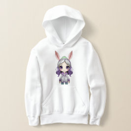 Fantasy Girl mit sonnigen Ohren Hoodie