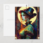 fantasy girl postkarte (Vorne/Hinten)