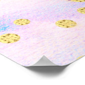 Fantasy Girls Lila Dragon Baby Dusche Willkommen Poster (Ecke)