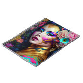 Fantasy Glam Pop Art Notizblock (Linke Seite)