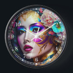 Fantasy Glam Pop Art Uhr<br><div class="desc">Fantasy Art Produkte von The Lunarium.</div>