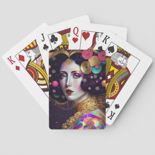 Fantasy Glam Pop Parco Civico-Ciani Spielkarten (Rückseite)