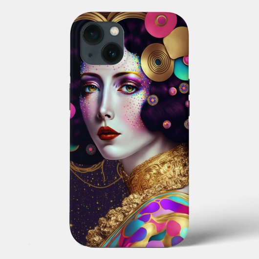 Fantasy Glam Woman Pop Art Case-Mate iPhone Fall Case-Mate iPhone Hülle (Rückseite)