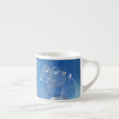 Fantasy Glass Musiknoten Espressotasse (Rechts)