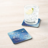 Fantasy Glass Musiknoten Getränkeuntersetzer (Rechte Seite)