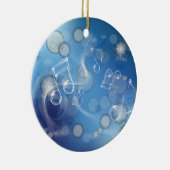 Fantasy Glass Musiknoten Keramikornament (Rechts)