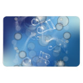Fantasy Glass Musiknoten Magnet (Horizontal)