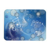 Fantasy Glass Musiknoten Magnet (Horizontal)