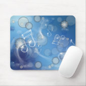 Fantasy Glass Musiknoten Mousepad (Mit Mouse)