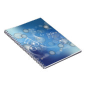 Fantasy Glass Musiknoten Notizblock (Rechte Seite)