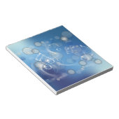 Fantasy Glass Musiknoten Notizblock (angewinkelt)