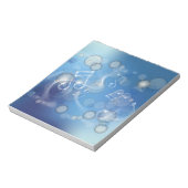 Fantasy Glass Musiknoten Notizblock (Rotiert)