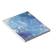 Fantasy Glass Musiknoten Notizblock (angewinkelt)