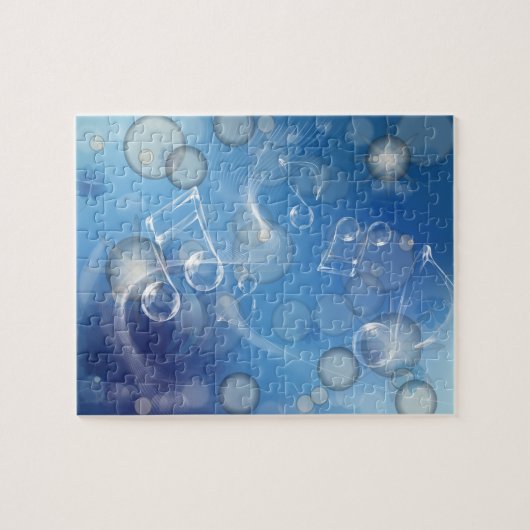 Fantasy Glass Musiknoten Puzzle (Horizontal)