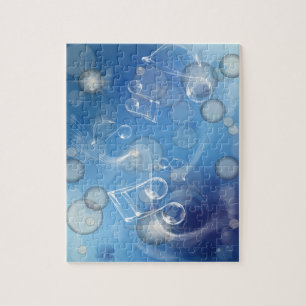 Fantasy Glass Musiknoten Puzzle