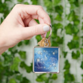 Fantasy Glass Musiknoten Schlüsselanhänger (Hand)