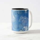Fantasy Glass Musiknoten Zweifarbige Tasse (VorderseiteRechts)