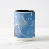 Fantasy Glass Musiknoten Zweifarbige Tasse (Mittel)