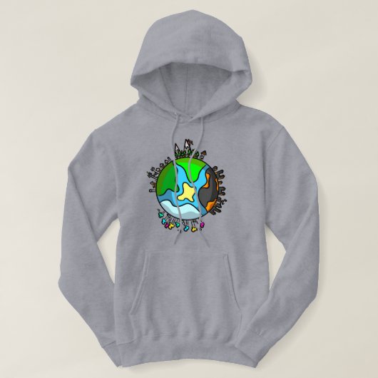 Fantasy Globe Hoodie (Design vorne)