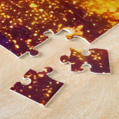 Fantasy Gold und Lila Supernova Puzzle (Seite)