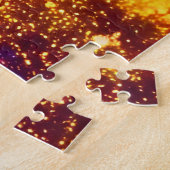 Fantasy Golden Glitzer Explosion in Magical Cosmos Puzzle (Seite)