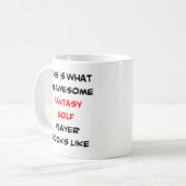 Fantasy Golf Player, phantastisch Kaffeetasse (Vorderseite Links)