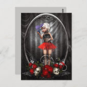 Fantasy Gooll Girl Postcard Postkarte (Vorne/Hinten)